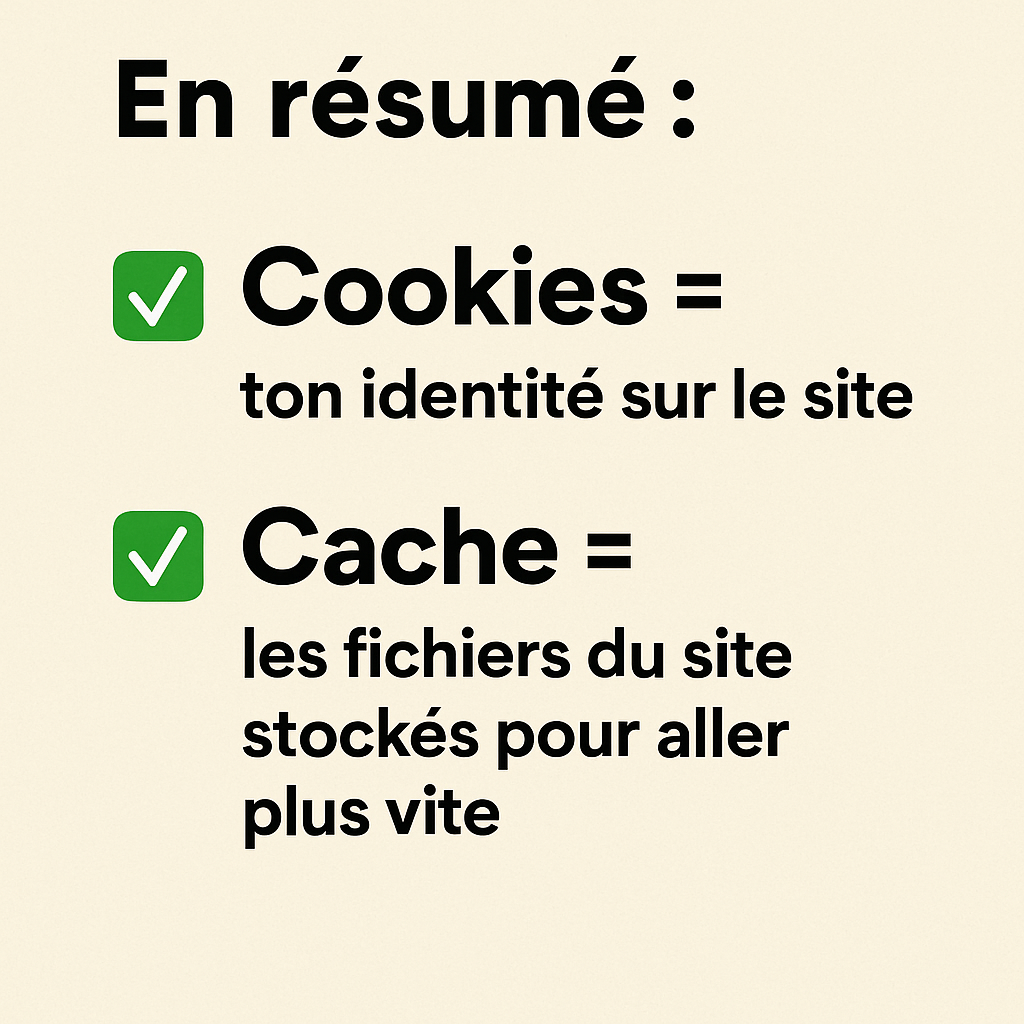 cookies caches