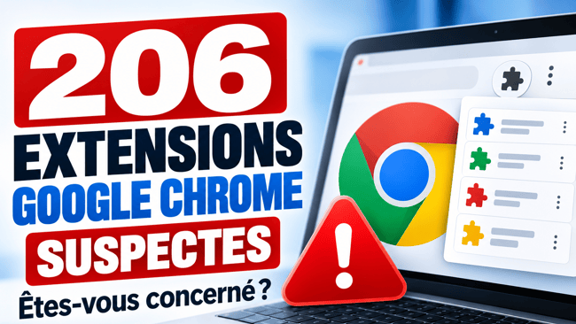 206 extensions chrome suspectes