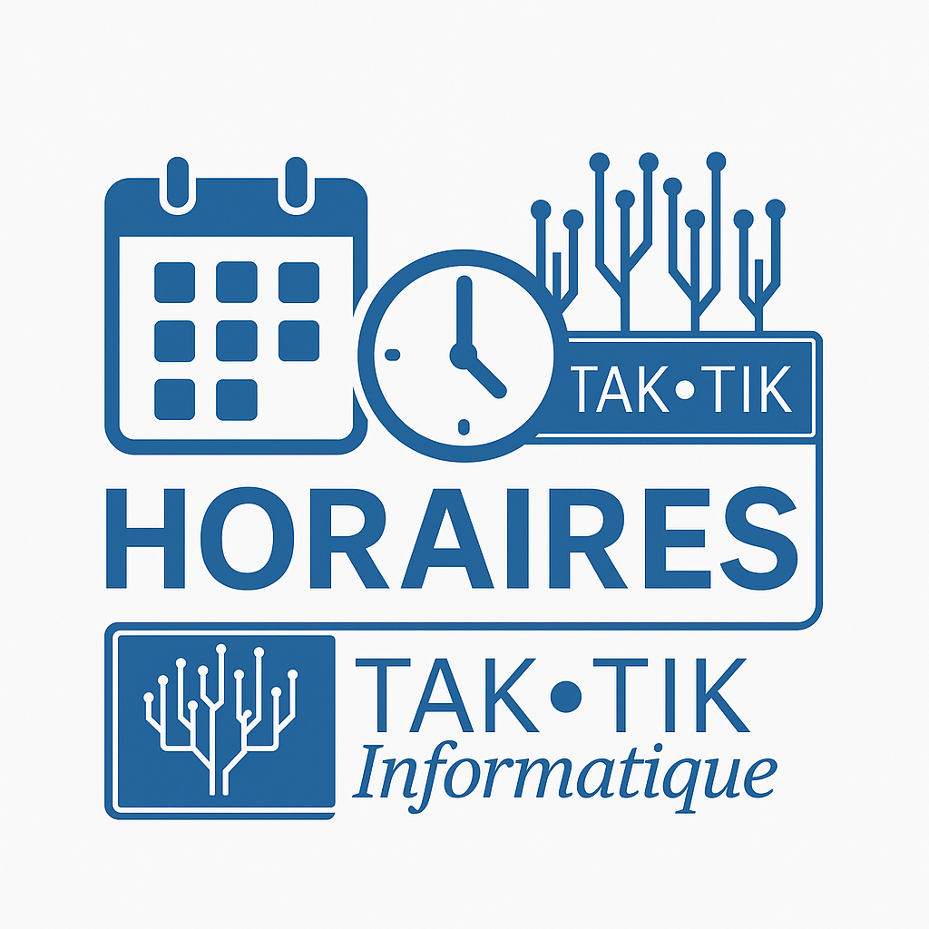 horaires, plannings