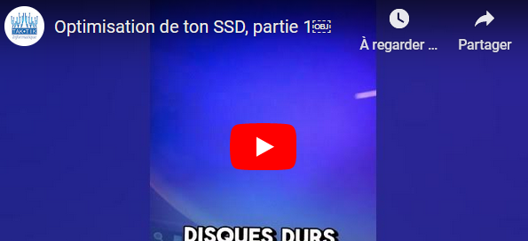 Optimiser les performances de son SSD sous Windows 10 et 11