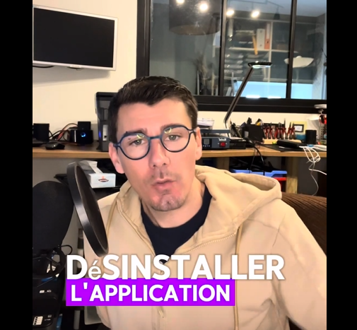Désinstaller une application facilement avec un clic droit