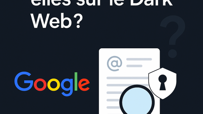 Vos données sont-elles sur le Dark Web ? Google peut vous le dire.