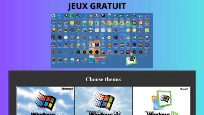 Tester Windows 95, 98 ou ME en ligne avec un émulateur gratuit