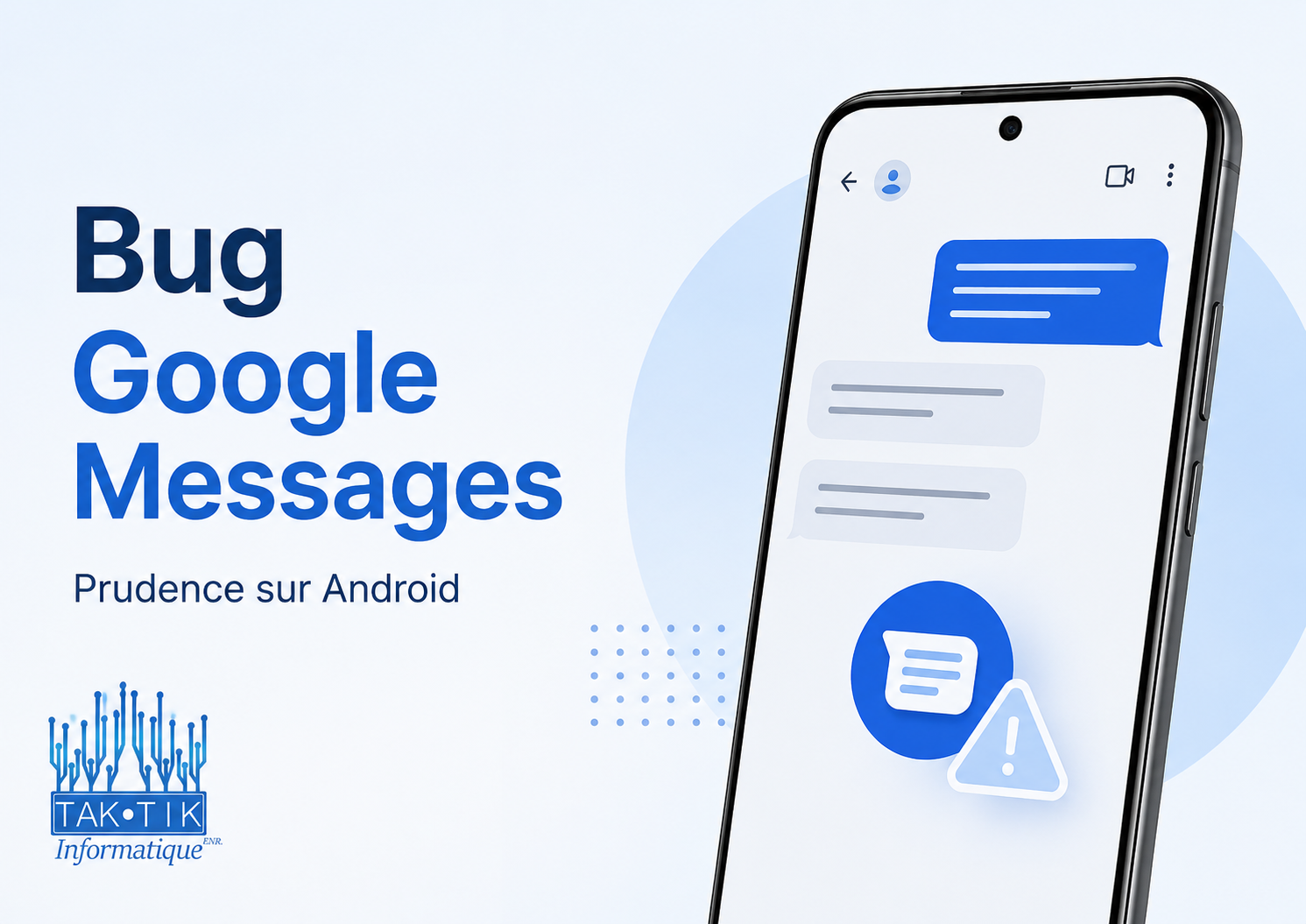 Bug Google Messages : anciens SMS envoyés au mauvais contact