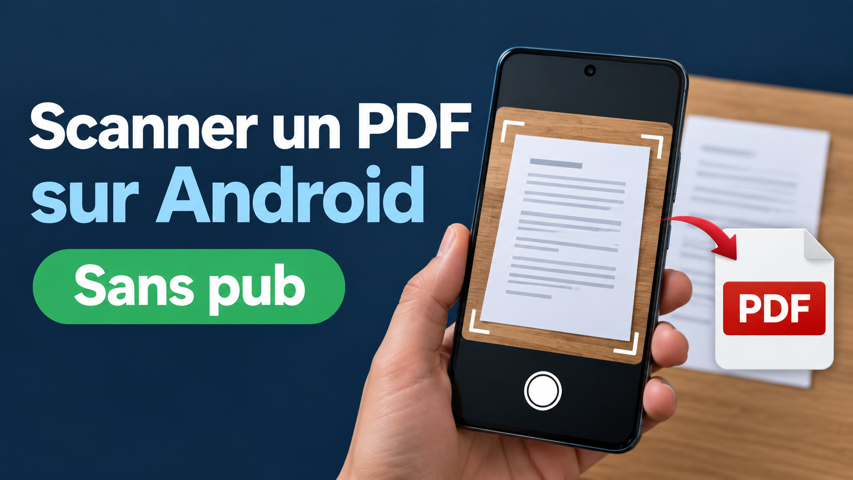 Scanner un PDF sur Android gratuitement et sans pub
